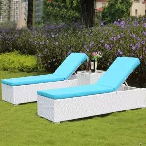 수영장 라탄 썬베드 테라스 정원 리조트 호텔 체어 침대