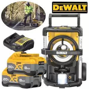 DEWALT 충전식 클리닝 워셔 고압세척기 파워팩 (20Vmax 8.0Ah x2팩) 세차기