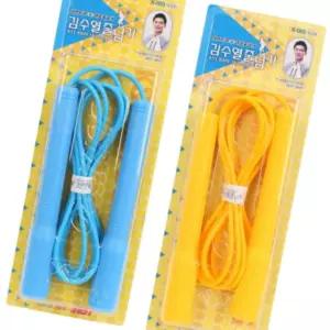 줄넘기 보급형 노랑색 복싱줄넘기 홈트 체육관