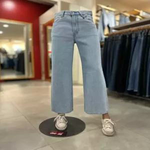 [리바이스] 리바이스 여성 립케이지 와이드 레그 청바지(A6081-79)