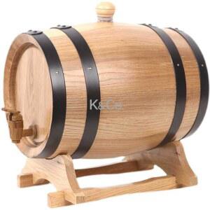 와인 숙성용 오크통 디스펜서 보관용기 3L 술통 맥주 5L 발효통