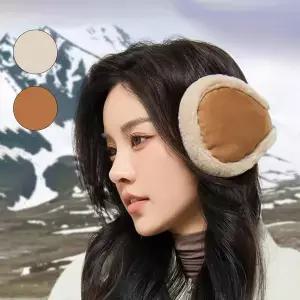 무스탕 RYN028V5 귀마개 접이식 스웨이드 귀마개 겨울 방한 패션 귀돌이