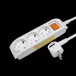 멀티코드 메인 스위치 3구 (3호) 3M 16A KS