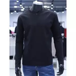 [하프클럽/에스티코]STCO 세이브존04 수피마 슬릿넥 긴팔 티셔츠 1TS24592