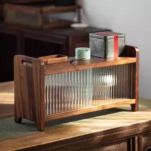 커피머신 선반 너도밤나무 수납장 그릇 홈카페 꾸미기