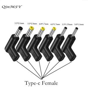 범용 USB C PD to DC 전원 커넥터 C타입 잭 충전 어댑터 컨버터 라우터 태블릿 선풍기 5V 9V 12V 19V