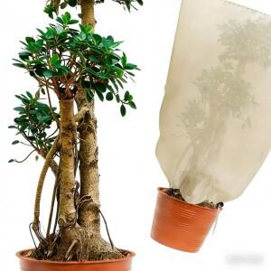 겨울스틸 화분 보온 커버 두꺼운 PP 소재 방한용품 야외 식물 보호 정원용품