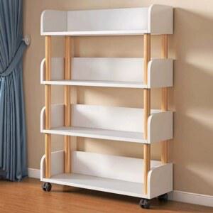 북카트 이동식 바퀴달린책장 거실책장 DIY 보조 선반 책 수납