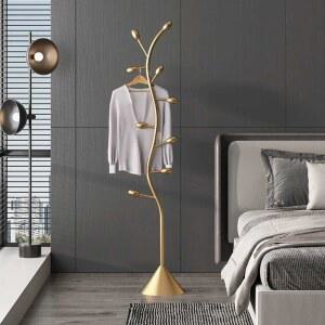 나뭇가지 골드행거 스탠딩행거 C406 옷가게 황금 진열대 원뿔 클래식 철제옷걸이 디자인