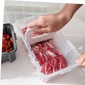 고급형 김치커터 밀폐용기 투명 김치절단기 김치용기 채소슬라이서 절임채소 커팅보관통 칼내장 다용도용