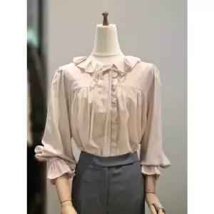 [갤러리아] ab.f.z 러블리 튤립 프릴 쉬폰블라우스 ACA2QB31D