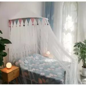 침대 캐노피 방꾸미기 커튼 북유럽 모기장