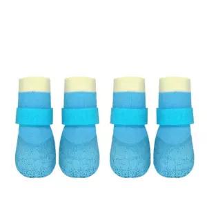 밑창 개 방수 강아지 방지 미끄러짐 신발 양말 A. 아이스베리핑크 s