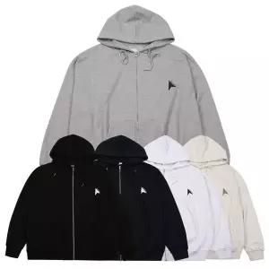 [하프클럽/]남성 사방스판 국내산 오버핏 후드집업 5C-JUA-Q124