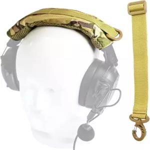 SVXSODA 전술 모듈식 이어머프 커버 3M 하워드 라이트 워커 펠터 청력 보호기(카모)와 호환 가능