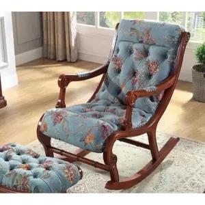 원목흔들의자 엔틱 거실 독서 암체어 안락의자