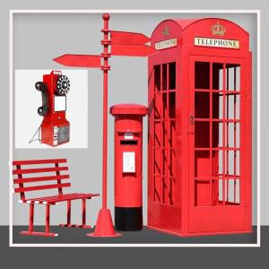 공중전화부스 공중전화박스 카페 인테리어 로고 소품 음식점 촬영 포토존 레트로 야외 펜션