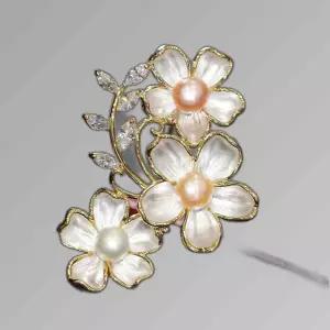 블라썸 세송이 브로치 패션 액세서리 옷핀