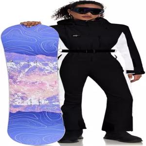 예파인 여성 스키복 원피스 점프슈트 스노우슈트 방수 겨울 스노우보드복