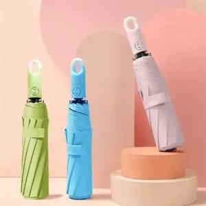 UV 자외선 차단 미니 3단 자동우산 양산 우양산 접이식 휴대용