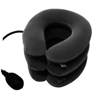 3단쿠션 목스트레칭기 팽창식 차량용목베개 경추견인장치 목지지대