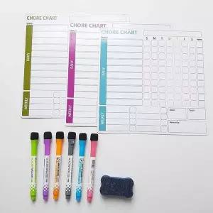 냉장고 주간 스케줄 자석 화이트 보드 메모판