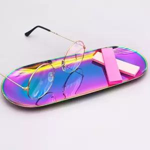 대형 멀티 접시 플라스틱 컬러 트레이 식기