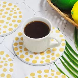 세라믹코스터 원형컵받침 식탁테이블소품