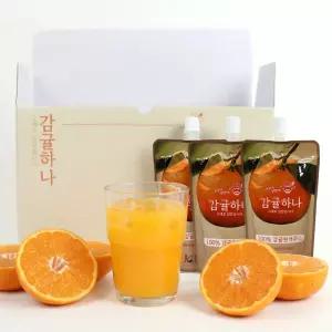 리얼 순수 감귤주스 과일즙 과일주스 감귤하나 간식 학교 화이트데이 어린이집 방과후 만들기