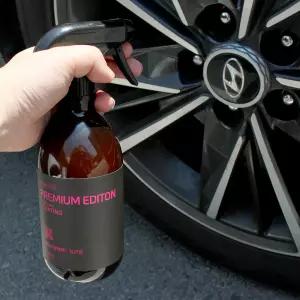 타이어광택제 휠세정제 타이어왁스 갈변제거 500ml 레몬향