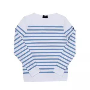 [세인트제임스] 여성 Naval 나발 긴팔 티셔츠(9282 NEIGE CIEL) 638605