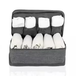 ( )대용량 여행용 양말 속옷 파우치 그레이