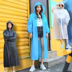 판촉용 비옷 EVA 우의 다회용 추천템 인기 고급 레인코트 남녀공용 두꺼운 행사용 콘서트 우비