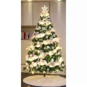 크리스마스트리 장식품 세트 가정용 화이트 문라이트 1.2m 트리 세트