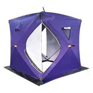 겨울낚시빙어 방한방풍방수 자동설치 얼음텐트 이글루 암막 휴대 3중두께 방한