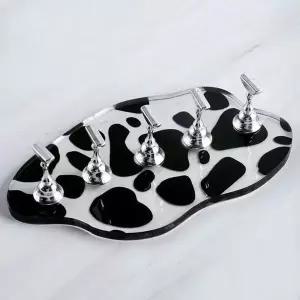 [하프클럽/]네일팁 스탠드 밀크색 네일소품 네일아트 보관함 정리용품