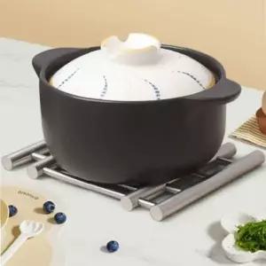 스텐 접이식 식기 냄비 건조대