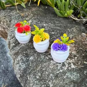 인테리어 소품장식 납골당 미니어처 화분 3종세트