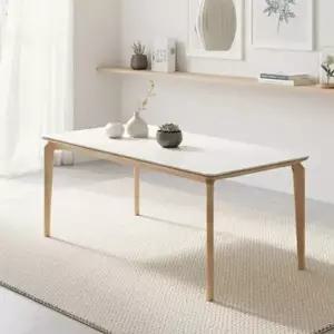 [텐스페이스]보루네오 조금낮은 1800식탁 6인책상테이블 단독 BTR6035R (착불)