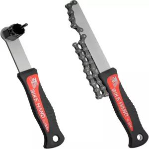 시마노 카세트 터너와 호환되는 바이크핸드 자전거 설치 로터 잠금 링 제거 체인 채찍 도구 키트 - 클래식