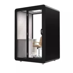 방음부스 녹음실 책상 연습실 공부 A. 화이트 105x105x220