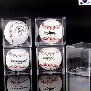 투명 야구공 아크릴 케이스 기념품 싸인볼 케이스 정리함 전시
