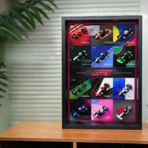 미니피겨 소장용 레이스카 투명 액자 세로형 전시케이스 디스플레이 상자