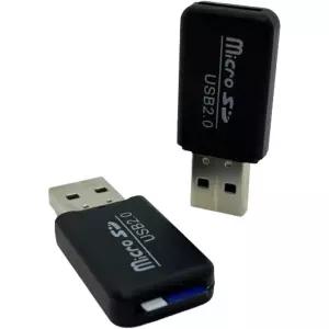 휴대용 USB 2.0 메모리 카드 리더기 마이크로SD 전용 미니리더 45x19x7.5mm