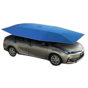 차량 햇빛 가리개 블루 Kuxu 우산 보호 차양막 5m 1 그늘막 반자동