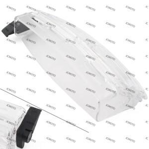 혼다 Goldwing 1800 2001 투명 오토바이 앞 유리 윈드 스크린 신선한 공기 환기구 클리어