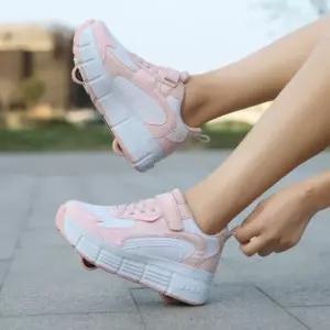 바퀴달린신발 롤러슈즈 C. Y-S9570 화이트 싱글휠 42