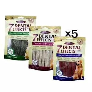 베게본 7Day 팝핀스틱 덴탈껌 치석간식 12P X5개 애견