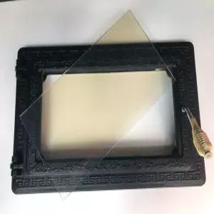 장작 난로문 아궁이문 벽난로 불문 화구 펜스 주철