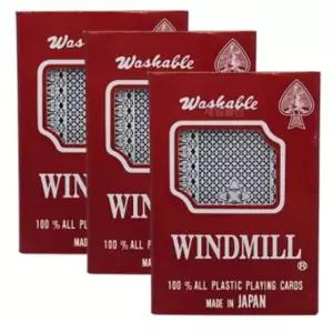 윈드밀 포커카드 고급 플라스틱 트럼프 카드세트 3개